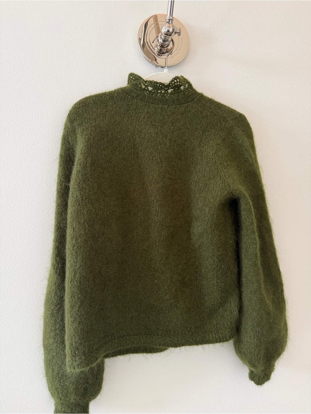 Sezane green Angie cardigan - Picture 4 of 6